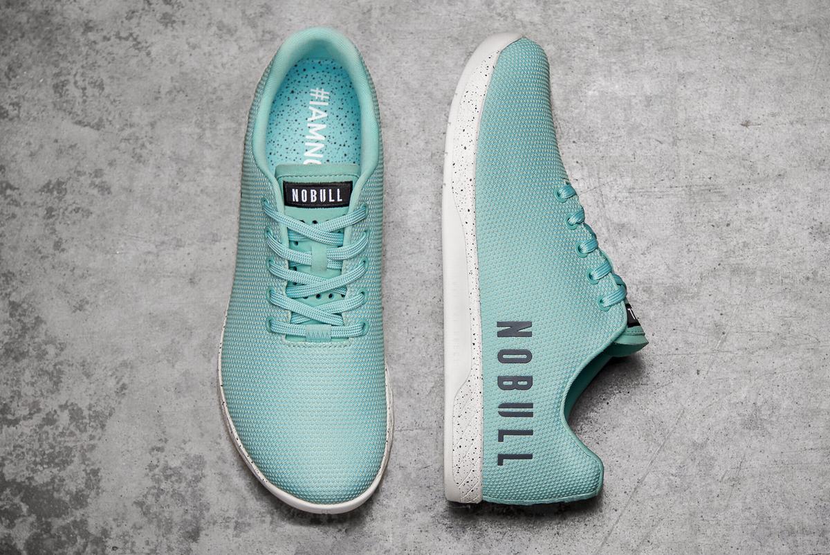 Nobull Superfabric Men's Trainers Light Turquoise | Australia (GH1894)